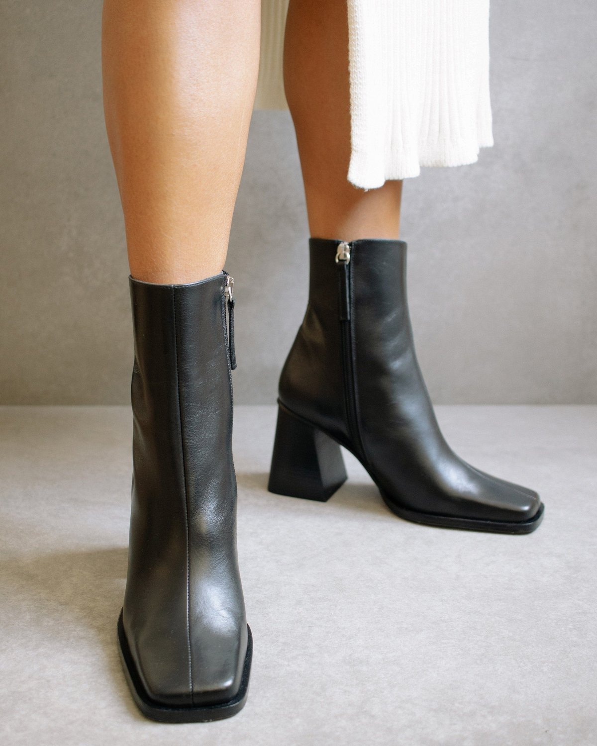 ALOHAS Black South Leather Boots Verishop