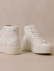 TB.35 Leather Sneakers - White