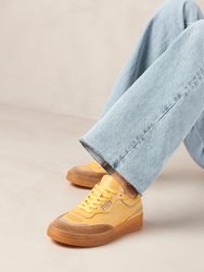 Tb.87 Suede Onix Mustard Leather Sneakers