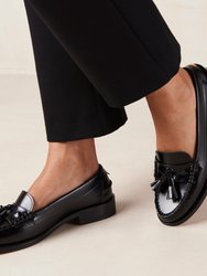 Terrane Black Leather Loafers