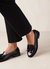 Terrane Black Leather Loafers - black