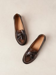 Terrane Brushed Nutmeg Brown Leather Loafers