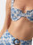 The Loop Bra Bikini Top Toile De Jouy Print