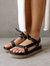 Tied Together Sandals - Black