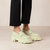 Trailblazer Leather Loafers - Celery Green