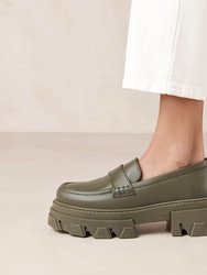 Trailblazer Leather Loafers - Green