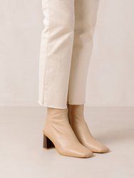 West Cape Vintage Leather Boots - Stone Beige