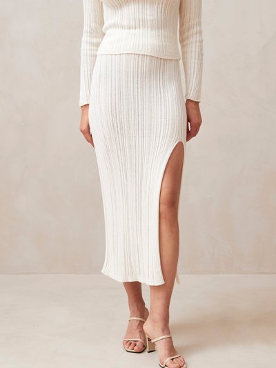ALOHAS Zoe White Skirt product