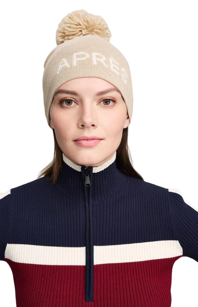 Apres Beanie In Hom/Heather Oatmeal - Hom/Heather Oatmeal