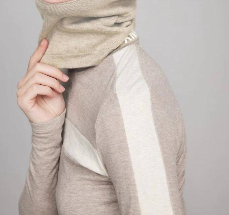 Nadia Balaclava In Heather Oatmeal