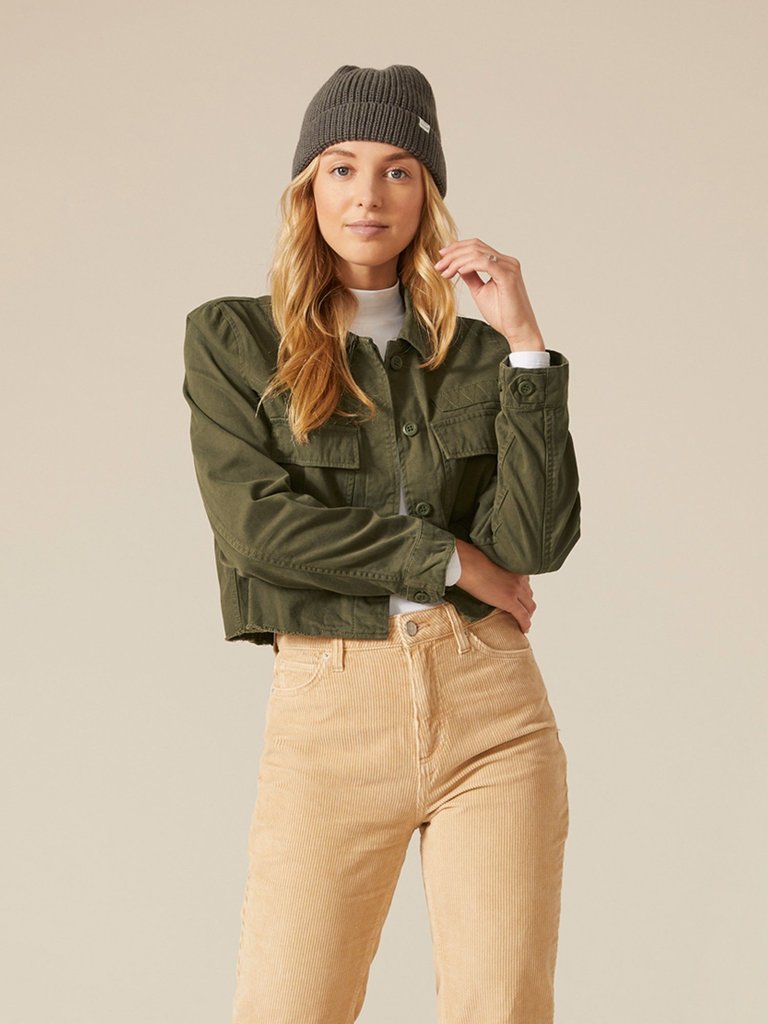 M-65 Mod Cropped Field Jacket W - Deep Olive