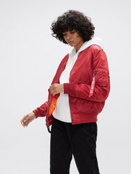 Ma-1 Bomber Jacket W - Commander Red