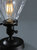 Black Metal Semi-Flush Mount Light With Shade