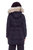 AULAVIK | WOMEN'S VEGAN DOWN (RECYCLED) MID-LENGTH HOODED PARKA COAT, BLACK