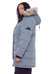  Aulavik Plus | Women's Vegan Down (Recycled) Mid-Length Hooded Parka Coat, Slate (Plus Size)