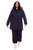 AULAVIK PLUS | WOMEN'S VEGAN DOWN (RECYCLED) MID-LENGTH HOODED PARKA COAT, BLACK (PLUS SIZE)