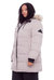 Aulavik Plus | Women's Vegan Down (Recycled) Mid-Length Hooded Parka Coat, Light Taupe (Plus Size)