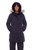 AULAVIK | WOMEN'S VEGAN DOWN (RECYCLED) MID-LENGTH HOODED PARKA COAT, BLACK