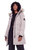 Aulavik | Women's Vegan Down (Recycled) Mid-Length Hooded Parka Coat, Light Taupe - Light Taupe