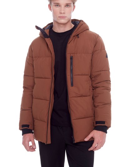 Alpine North  Banff | Men's Vegan Down (Recycled) Mid-Weight Quilted Puffer Jacket, Maple product