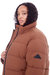 Forillon Plus Women's Vegas Down (Recycled) Short Quilted Puffer Jacket, Maple (Plus Size)