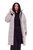 Kluan Plus Women's Vegan Down (Recycled) Ultra Long Length Parka Light Taupe (Plus Size) 