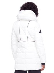 Kootney | Women's Vegan Down (Recycled) Mid-Length Parka, Cloud