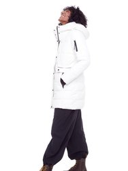 Kootney | Women's Vegan Down (Recycled) Mid-Length Parka, Cloud