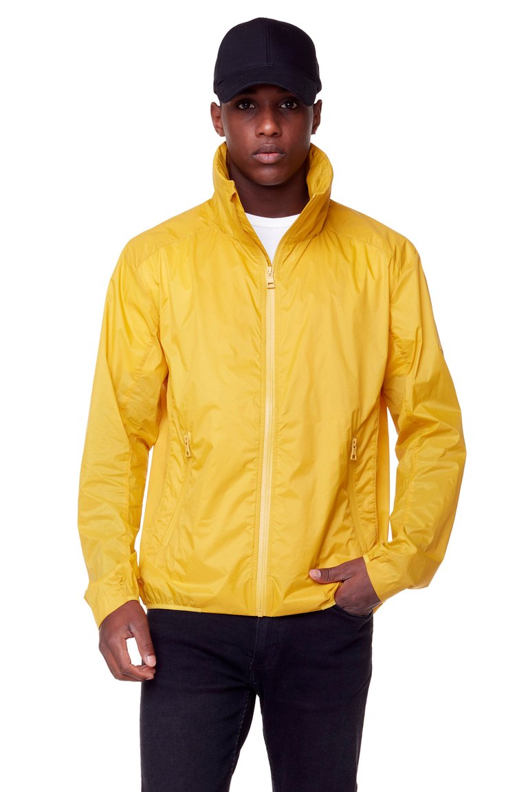 Men's Recycled Ultralight Windshell Jacket, Yellow