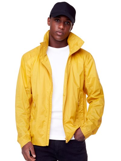 Alpine North Men's Recycled Ultralight Windshell Jacket, Yellow product