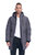 Men's Vegan Down (Recycled) Puffer Coat, Dark Grey - Dark Grey