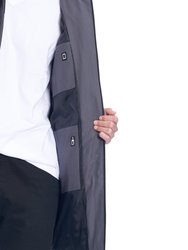 Men's Vegan Down (Recycled) Puffer Coat, Dark Grey
