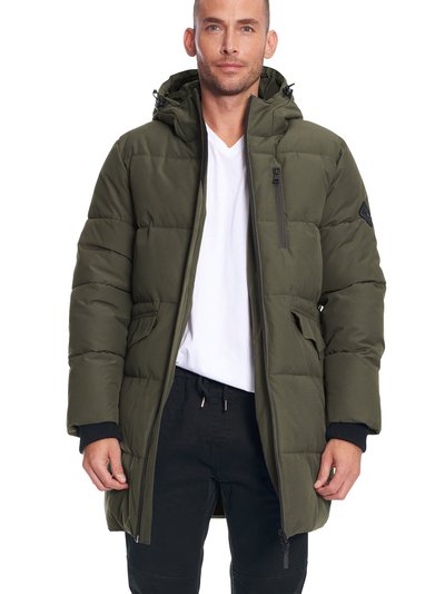 Alpine North Men's Vegan Down (Recycled) Puffer Coat, Olive product