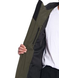 Men's Vegan Down (Recycled) Puffer Coat, Olive