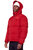 Men's Vegan Down (Recycled) Retro Short Jacket, Deep Red - Red