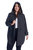 Women's Drawstring Raincoat, Pewter/Plus Size