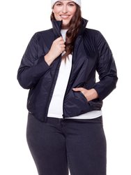 Women's Recycled Ultralight Windshell Jacket, Black/Plus Size - Black