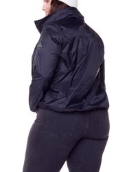 Women's Recycled Ultralight Windshell Jacket, Black/Plus Size