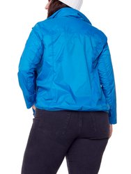 Women's Recycled Ultralight Windshell Jacket, Blue/Plus Size