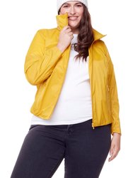 Women's Recycled Ultralight Windshell Jacket, Yellow/Plus Size - Yellow