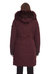 Women's Vegan Down Recycled Long Parka, Grape