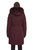 Women's Vegan Down Recycled Long Parka, Grape