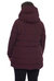 Women's Vegan Down Recycled Mid-Length Parka, Plus Size - Grape