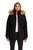 Women's Vegan Down Recycled Parka, Black