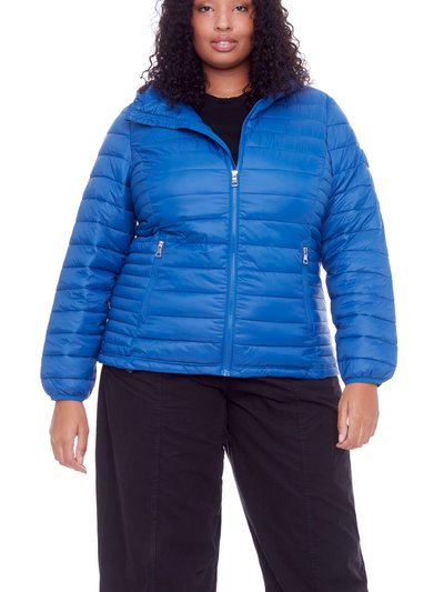 Alpine North Yoho Plus | Women's Vegan Down (Recycled) Lightweight Packable Puffer, Cobalt (Plus Size) product