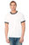 Alternative Apparel Mens 50/50 Vintage Jersey Ringer T-Shirt (White/Black)