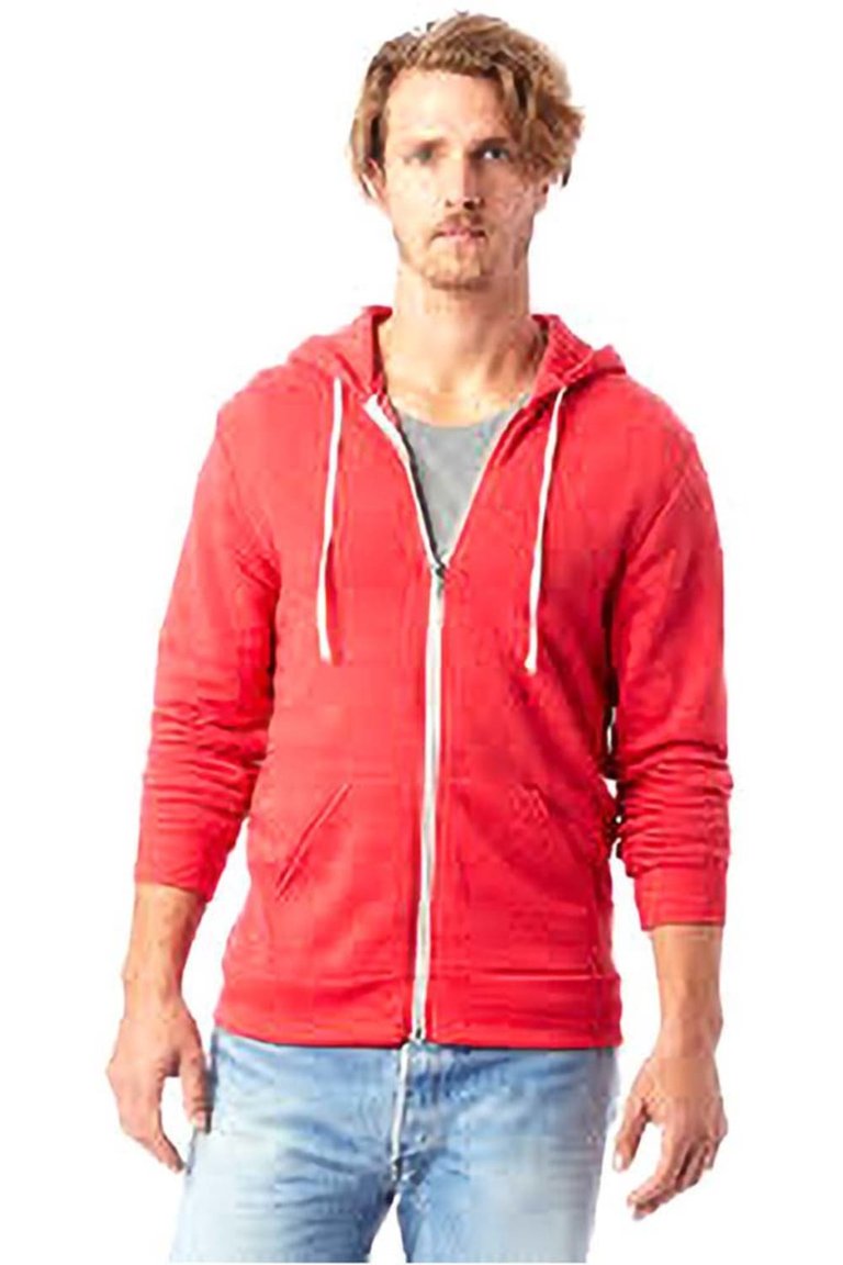 Alternative Apparel Mens Eco-Fleece Hoodie (Eco True Red)