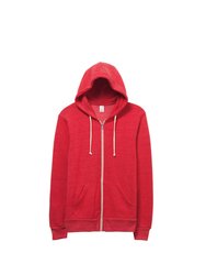 Alternative Apparel Mens Eco-Fleece Hoodie (Eco True Red) - Eco True Red