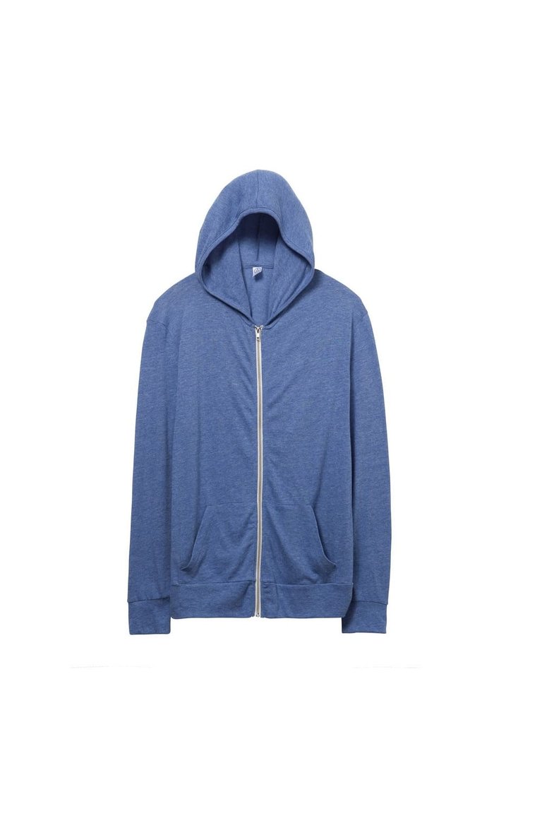 Alternative Apparel Mens Eco-Jersey Hoodie (Eco Pacific Blue) - Eco Pacific Blue