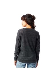 Womens/Ladies Eco-Jersey Slouchy Pullover - Eco Black